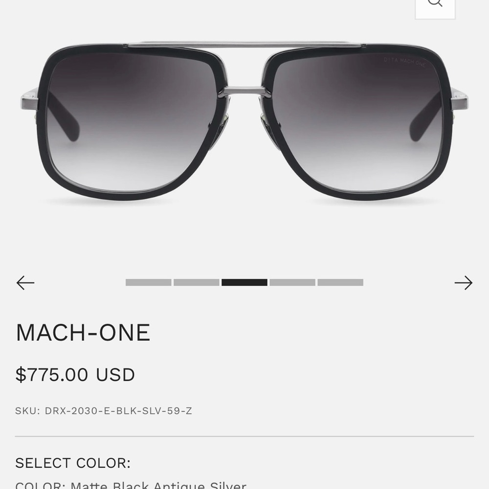 Dita Sunglasses Mach One